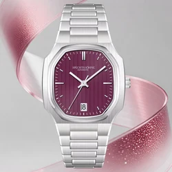 Specht & Sohne-Reloj Automático para hombre, cronógrafo de acero inoxidable, cristal de zafiro, movimiento japonés NH35, resistente al agua hasta 50M, 38MM, novedad