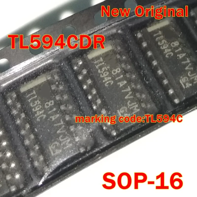 1Pcs to 100Pcs Tl594Cdr Tl594Cd Sop-16 New Original Marking Code:Tl594C Pulse Width Modulation Control Circuits