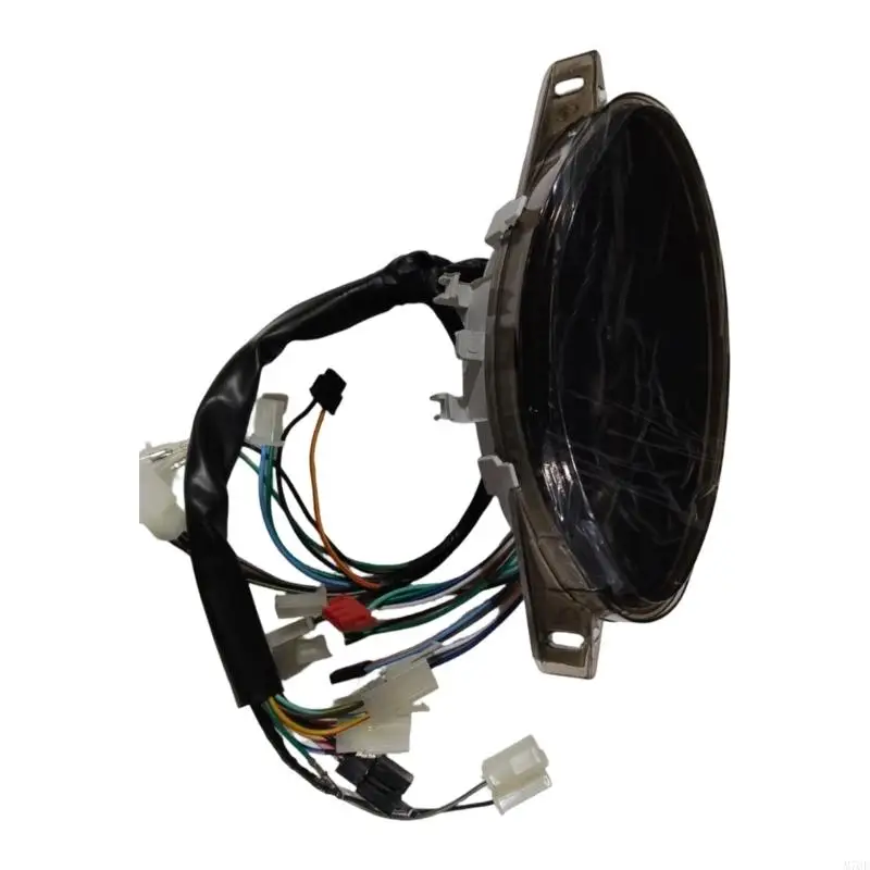 M76E Motorrad-Armaturenbrett-Ersatzgruppe mit LED-Digitalanzeigen, Kontrollleuchtenabschnitten, Kabelbaum und getönt – Detail 6