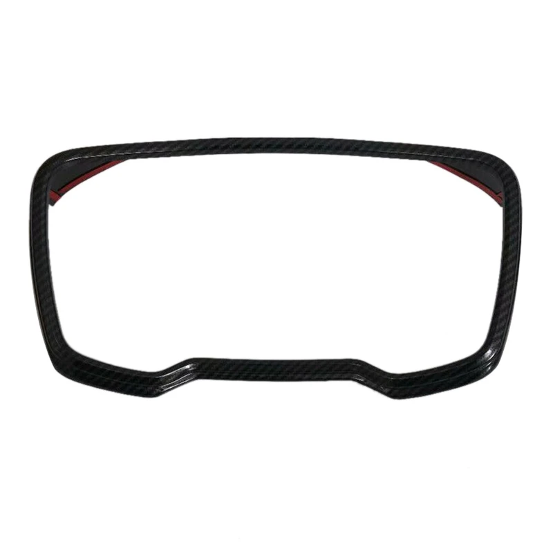 Car ABS Carbon Look Dashboard Panel Frame Cover Trim for Toyota Corolla Cross 2020 2021 Car Styling