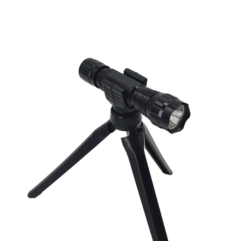 U şekilli çapı için sabitleme kıskacı kelepçe 22 - 27mm el feneri torch LED ışık kauçuk tutucu standı 1/4 Tripod Monopod