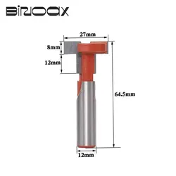 12mm Shank T-Slot T-Track Slotting Router Bit