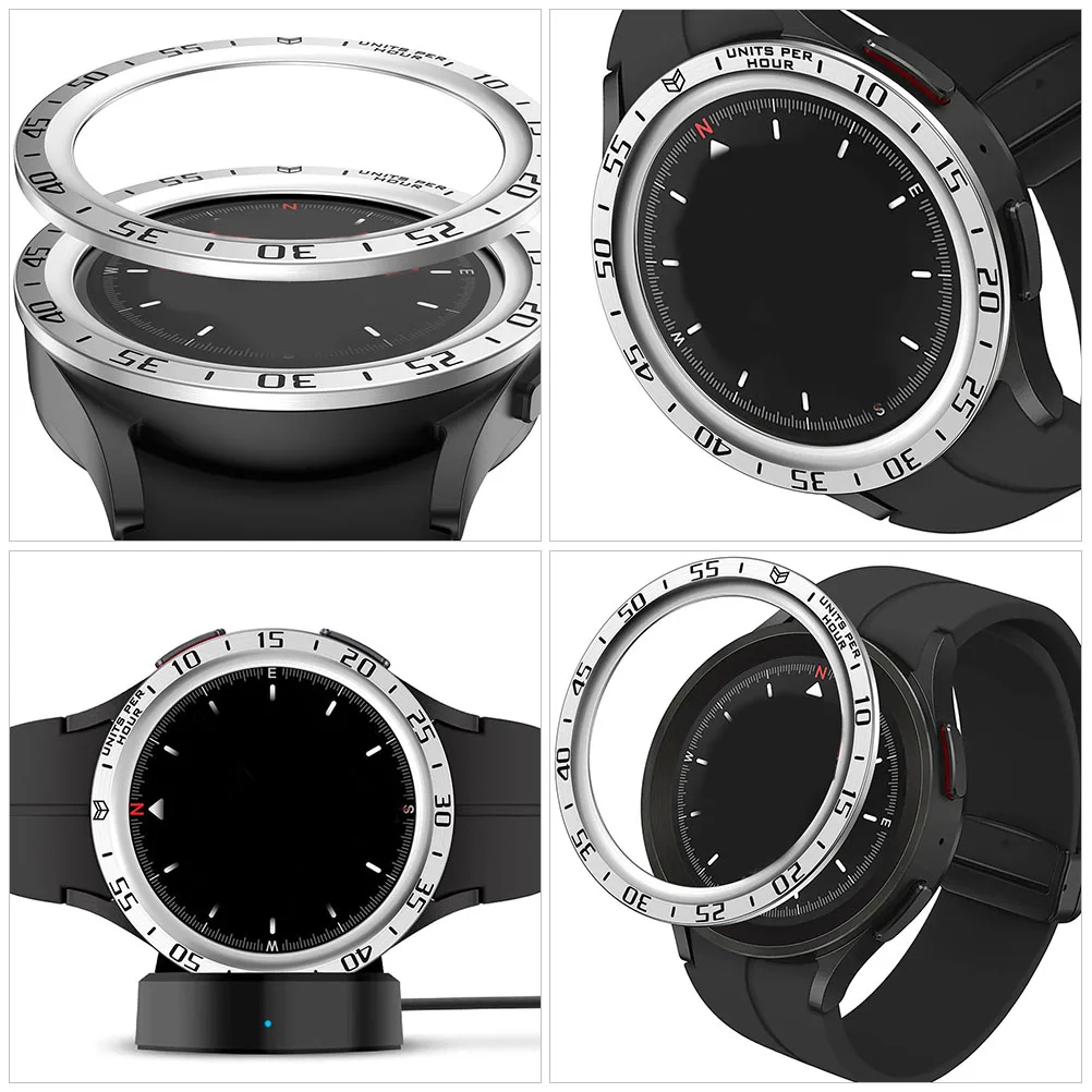 

Watch Metal Scale Bezel Ring Install Replacement Stainless Steel Silver Smart Newborn