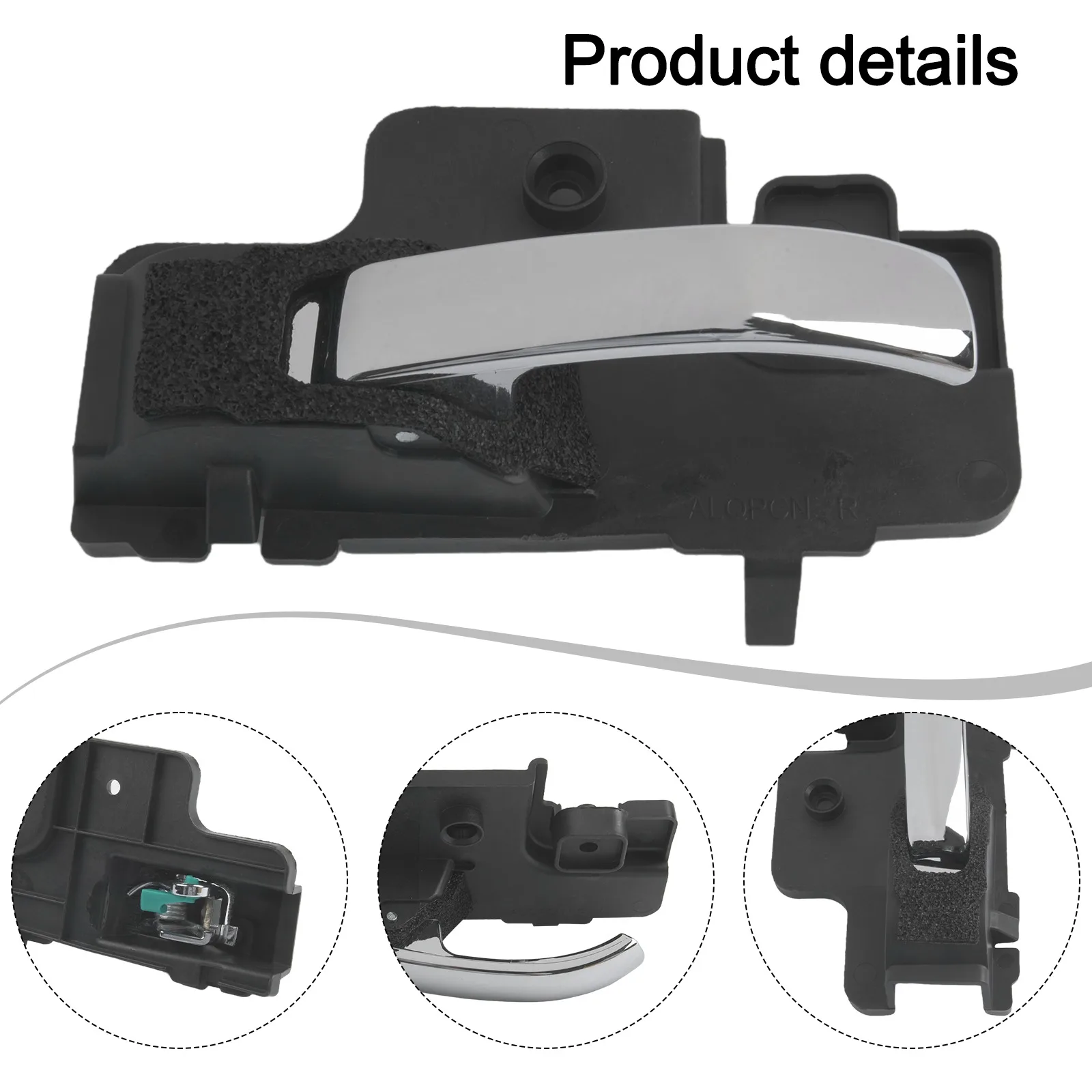 

Right Rear Handle Door Handle Vehicle Repair As Shown Plastic Material Right Direct Replacement Easy Installation