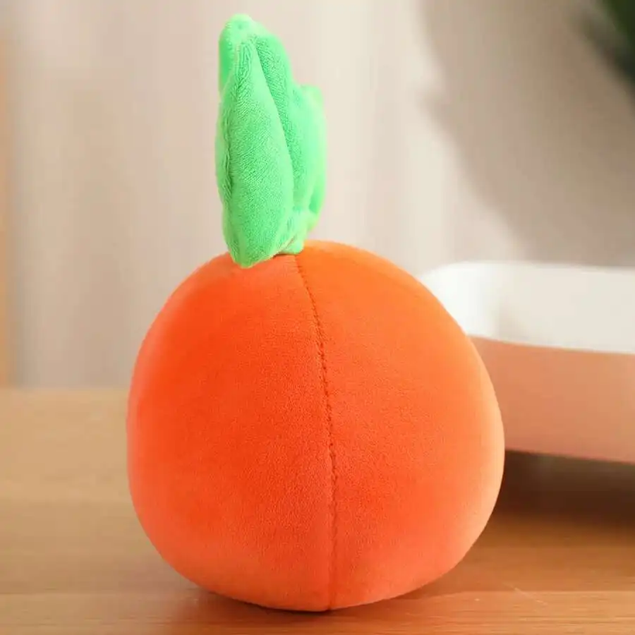 Simulation de dessin animé carotte en peluche poupée carotte en peluche Kawaii peluche carotte sac à dos pendentif porte-clés décor à la maison