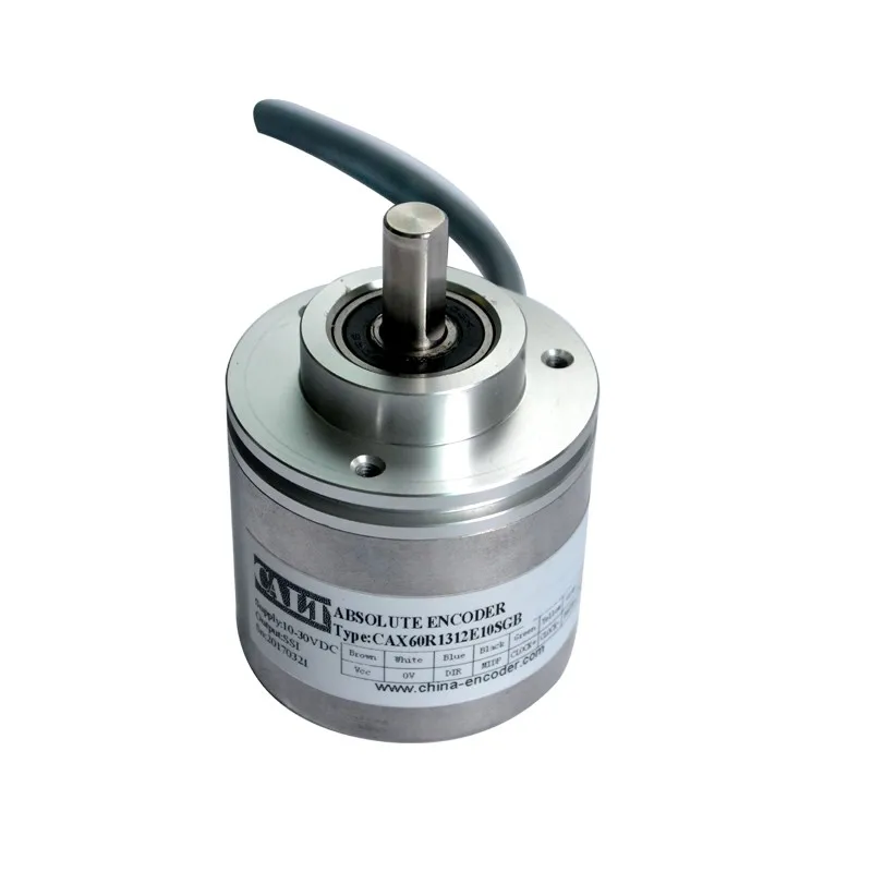 60mm 12 Bits Multiturn SSI Output Absolute Rotary Encoder