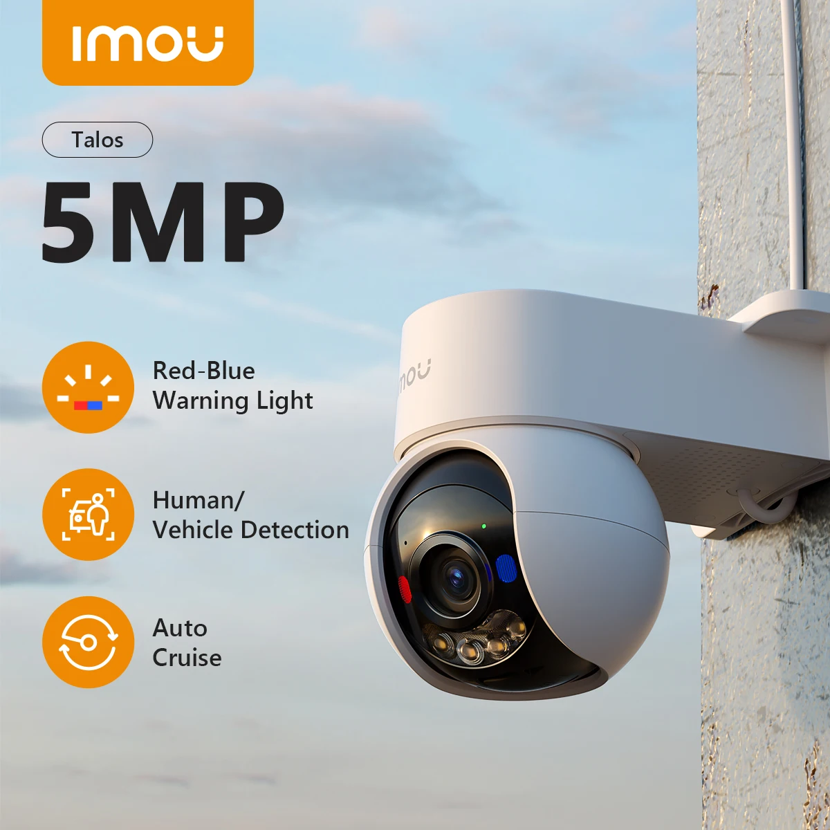IMOU Talos IP Camera 5/8MP 5G Wifi6 AOV Mode Outdoor Surveillance Home ...