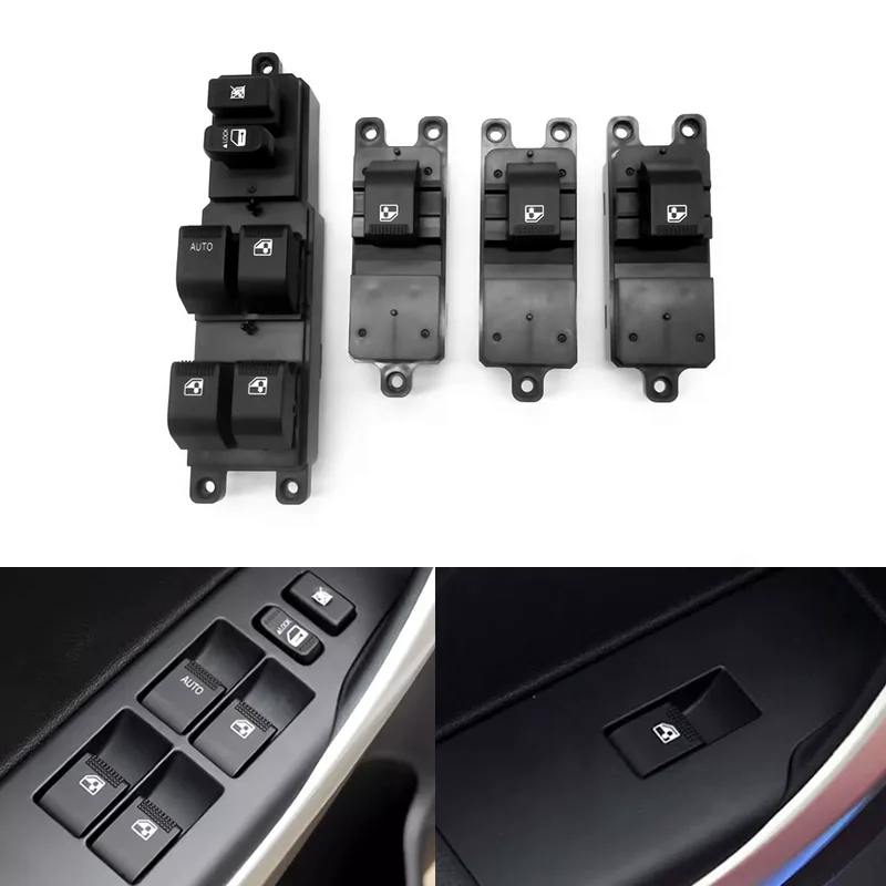 4PCS For Changan CS35 Glass Elevator Switch Electric Vehicle Window Switch/Left Front, Right Front, Left Rear, Right Rear