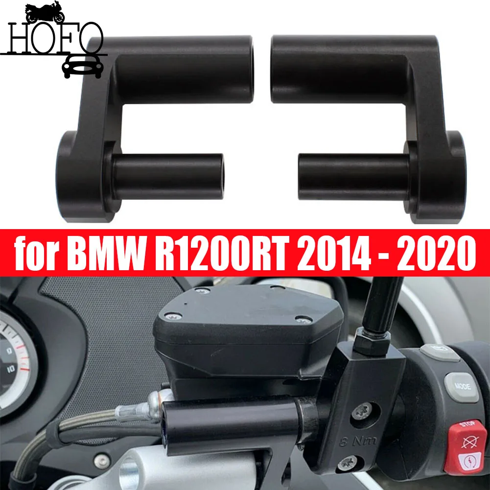 

For BMW R1200RT R1250RT 2014-2020 Aluminum Black Handlebar Riser Mount Set Kit