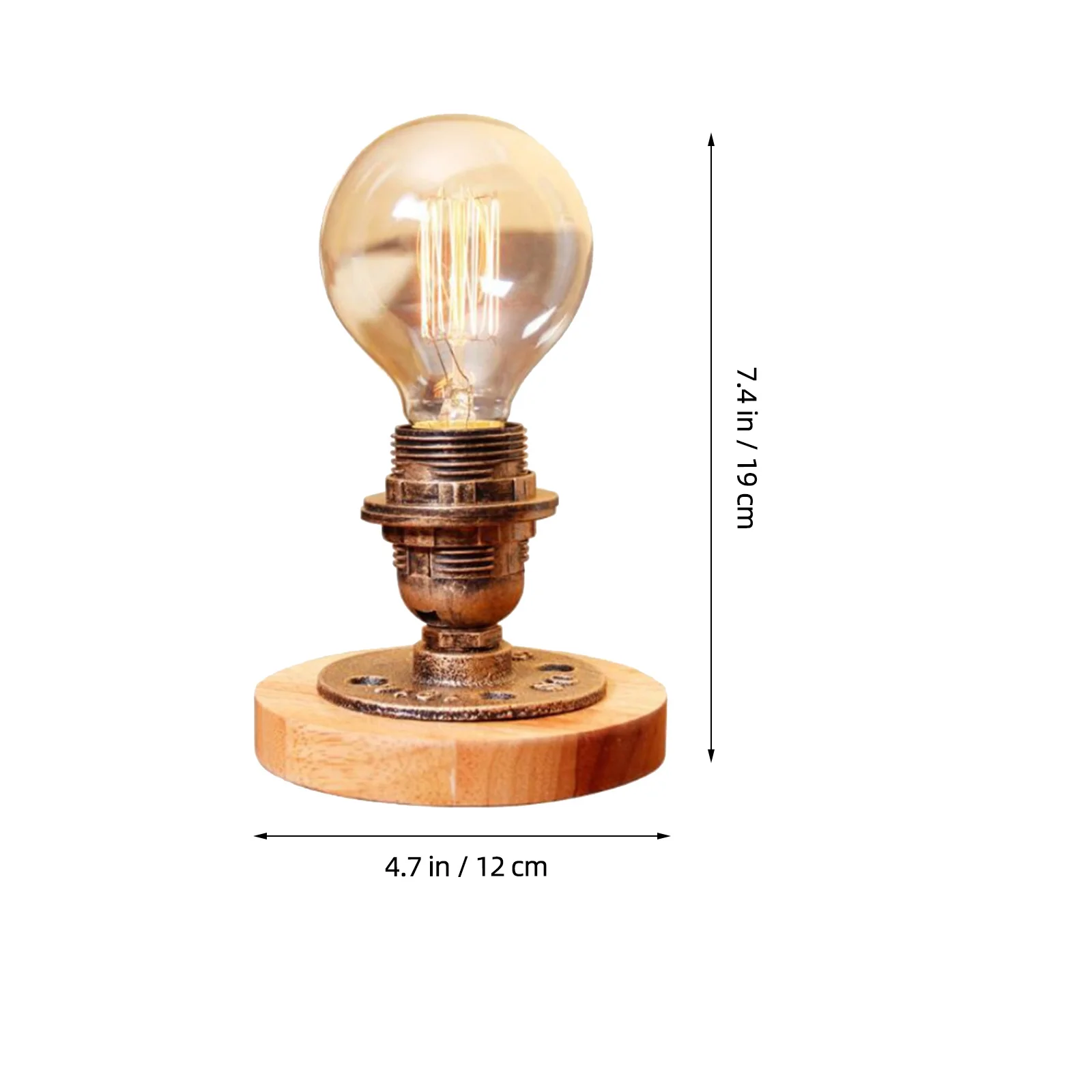 1 قطعة مصباح مكتبي المياه الرجعية النمط الصناعي Led ضوء الليل لغرفة النوم غرفة المعيشة المدخل فندق الاستخدام المنزلي