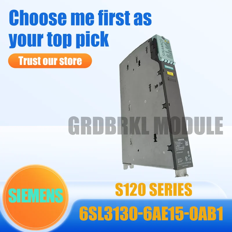 

Новый оригинальный модуль ввода SIEMENS 6SL3130-6AE15-0AB1 6SL3 130-6AE15-0AB1 S120 SMART LINE
