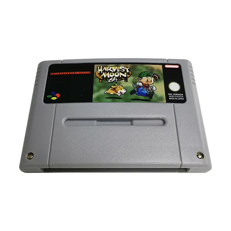 Video Game For HARVEST MOON SFC Game Cartridge For 16 Bit Super Famicom Super NES SFC Classic Game Console - PAL EU Version