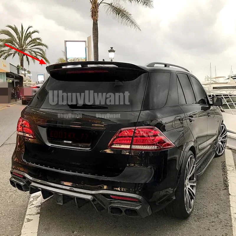 Für Benz GLE Klasse ML-Klasse W166 2014-2018 GLE350 400 ML350 400 Spoiler Kofferraumspoiler Hochwertiger ABS-Kunststoff-Spoiler
