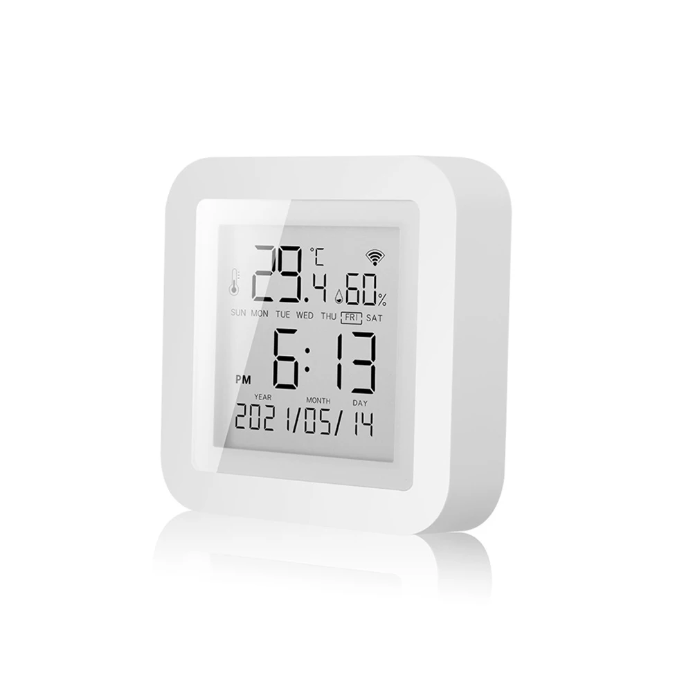 Wireless Temperature and Humidity Monitor Real time Monitoring USB Power Supply Celsius and Fahrenheit Display