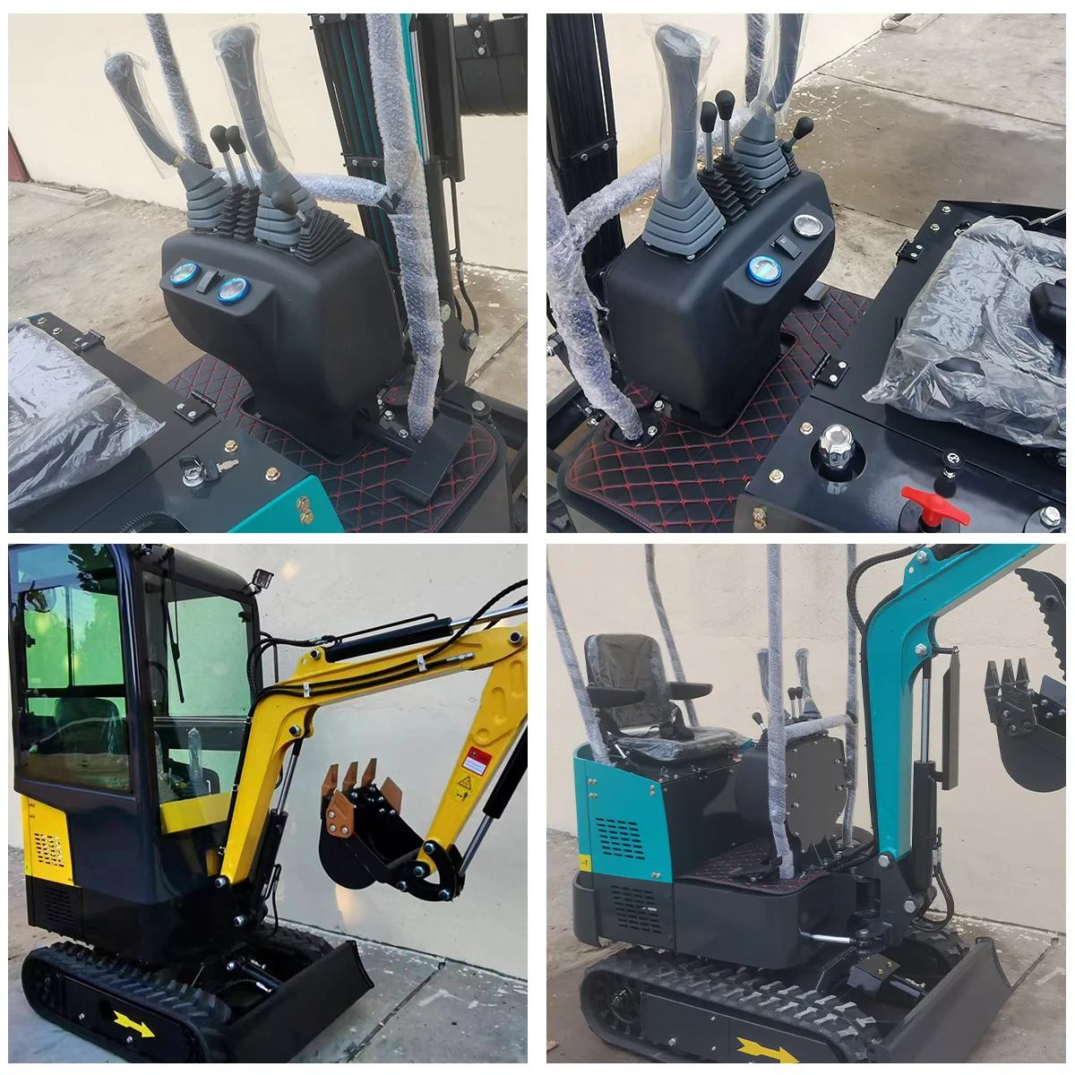 Excavator Mini Crawler 1,2 Ton, 1,5 Ton, 2 Ton dengan Mesin Kubota, Pengiriman Cepat, Sesuai Standar CE EPA Euro 5, Excavator Mini Custom