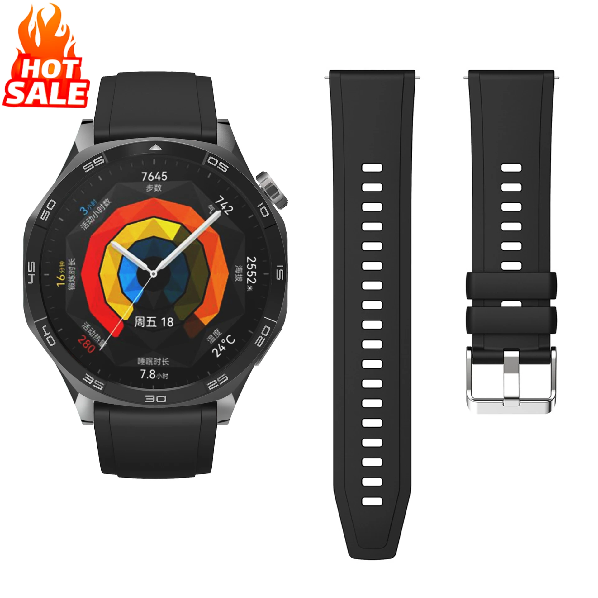 

Official Band For HUAWEI WATCH GT 5 4 Pro 46mm 41mm Sport Strap Watch GT5 GT4 Bracelet Wristbands 18mm 22mm Silicone WatchBand