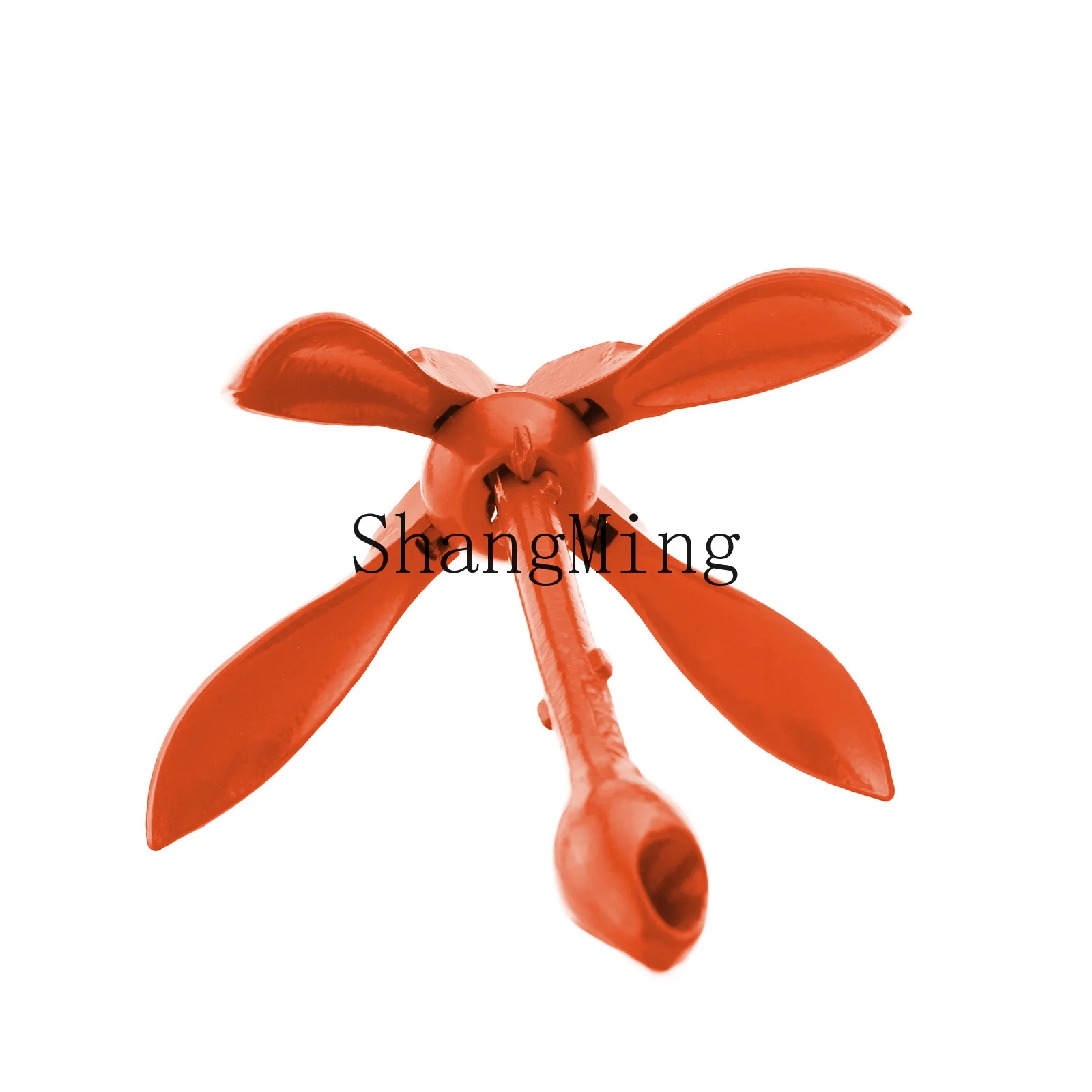 

PYH folding anchor orange plastic boat anchor sprayed carbon steel folding anchor Lianhua yacht hardware accessories