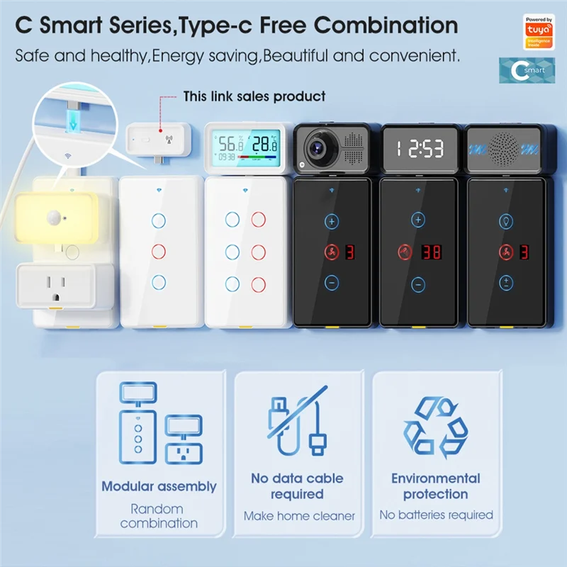 (Limited Offer) Tuya Smart Home Zigbee Repeater Type-C Extender Signal Amplifier Transmission Repeater For Zigbee Gateway