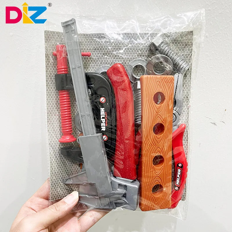 Zestaw narzędzie dla dzieci zabawka do zabawy 15 szt. Zestawy narzędzi naprawczych dzieci symulacja szczypiec do siekiery plastikowa zabawka dla chłopców gra do gry wewnątrz