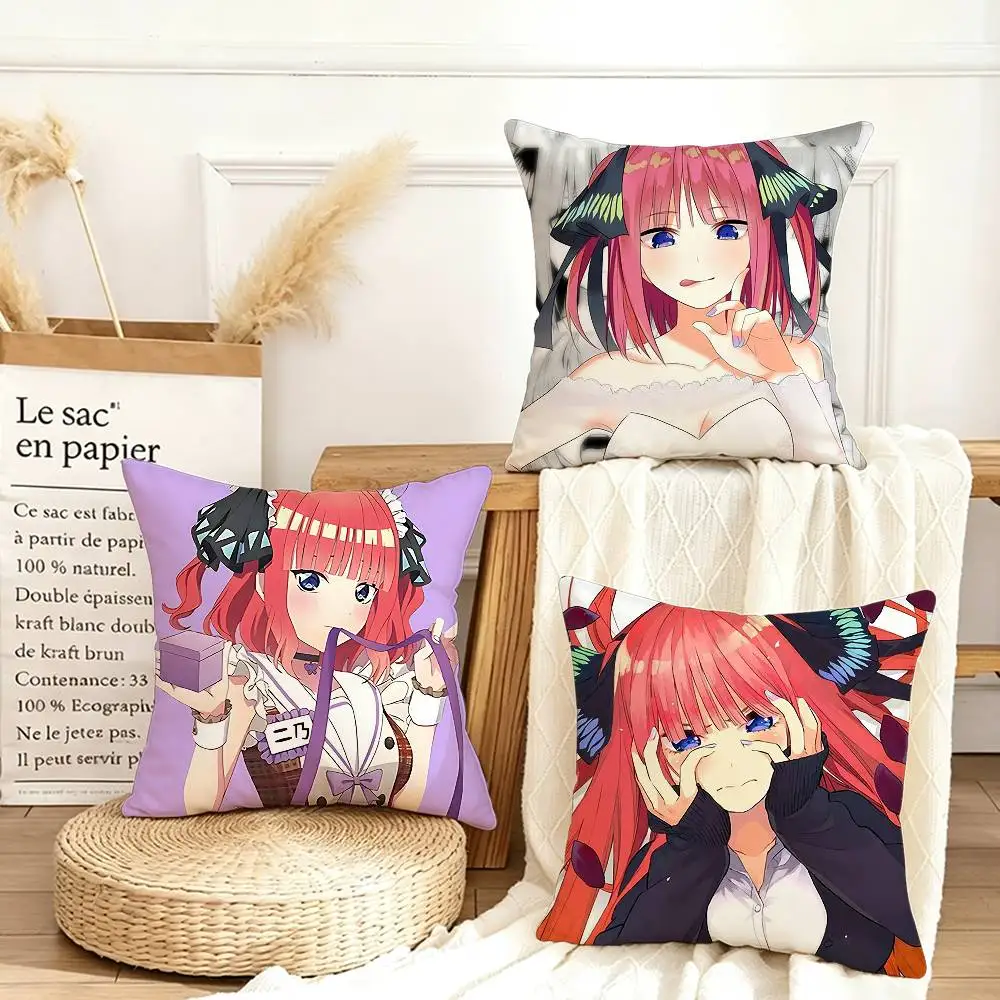 

nino nakano Various Sizes Square Pillow Case For Car Home Bedchamber Decor