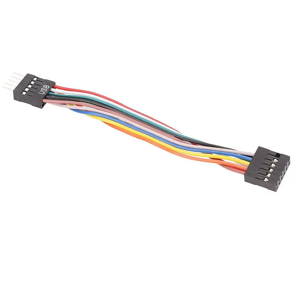 Cable adaptador para Lenovo 12P, placa base a chasis ordinario, 11 agujeros a 9 pines, 2 unidades