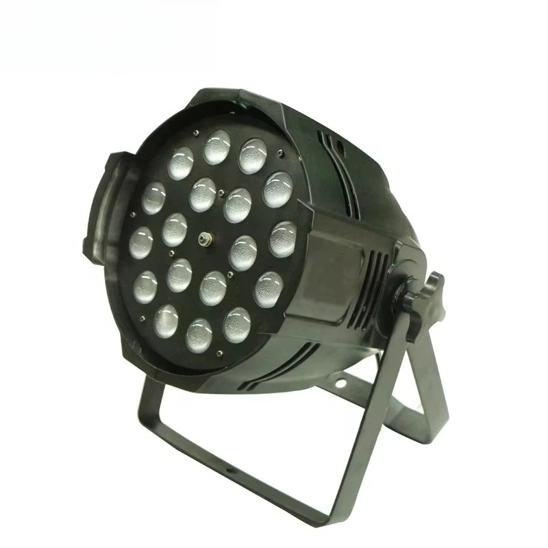 High Power 18x18W Slim Par LED RGBWA with DMX512 Control 8-60 Zoom Dimmer/Strobe Functions