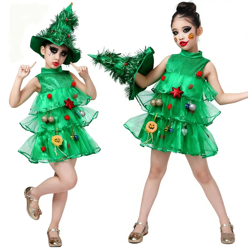 

Одежда Санта-Клауса, Рождественский карнавальный костюм, новогодняя одежда для мальчиков и девочек, карнавальное праздничное платье для девочек, детский рождественский подарок