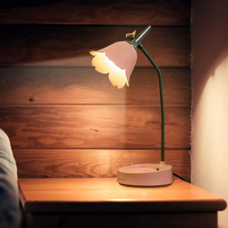 ForChildren DimmableLEDDesk3ColorTemperatures RechargeableBatteryLampWithTouchSensorAndFloor