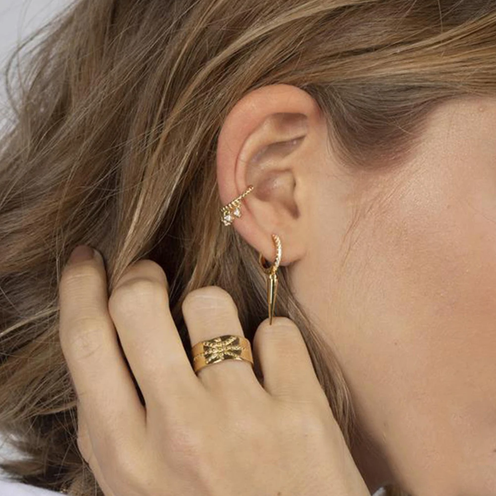 

Sterling Silver Earrings Allergy-free Decor Women Earringd Decoration