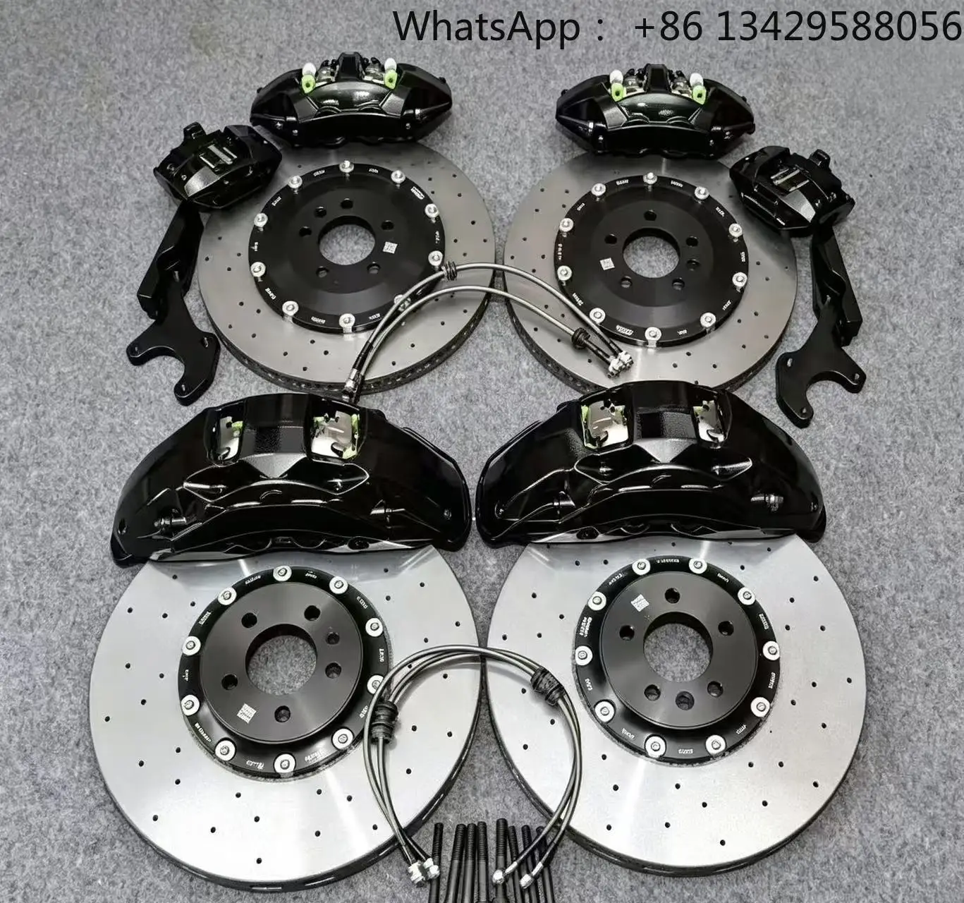 10 Piston Brake Caliper Carbon Ceramic Rotor Disc Caliper Kit 400mm 420mm for Mercedes C63 E63S GT63 S63L for Dodge for Porsche