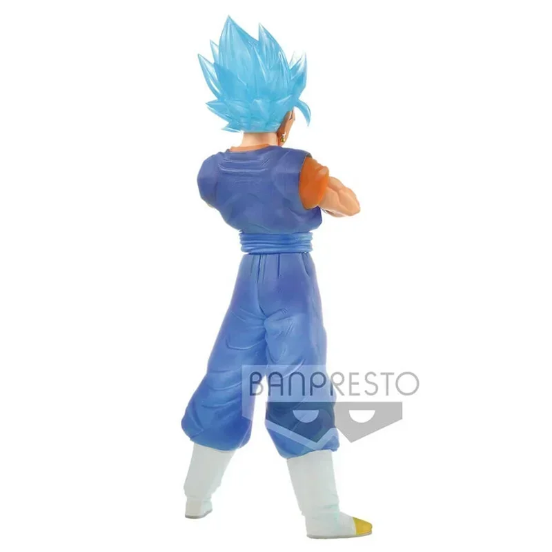 Bandai-Dragon Ball Anime Figure Modèle, Dragon Ball, Cheveux bleus, Vegetto, Collection de jouets, Ornements, Cadeau, Original, Super Clear, En stock