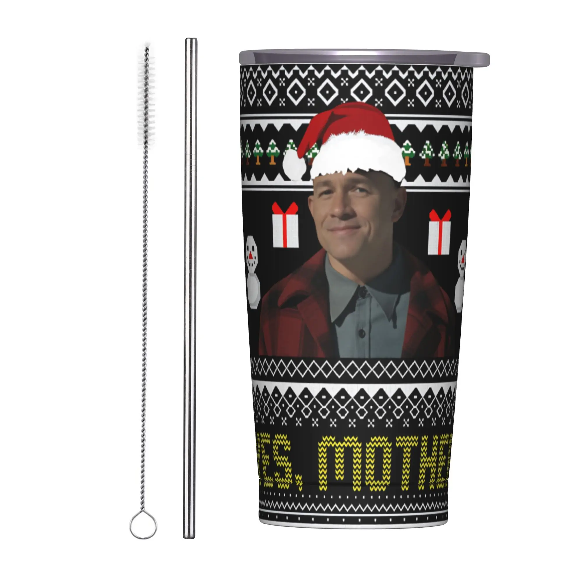 

Charlie Hunnam Ed Gein Im Going Drinking Yes I Am Christmas Tumbler Vacuum Insulated Thermal Cup Vacuum Flask Water Bottle 20oz