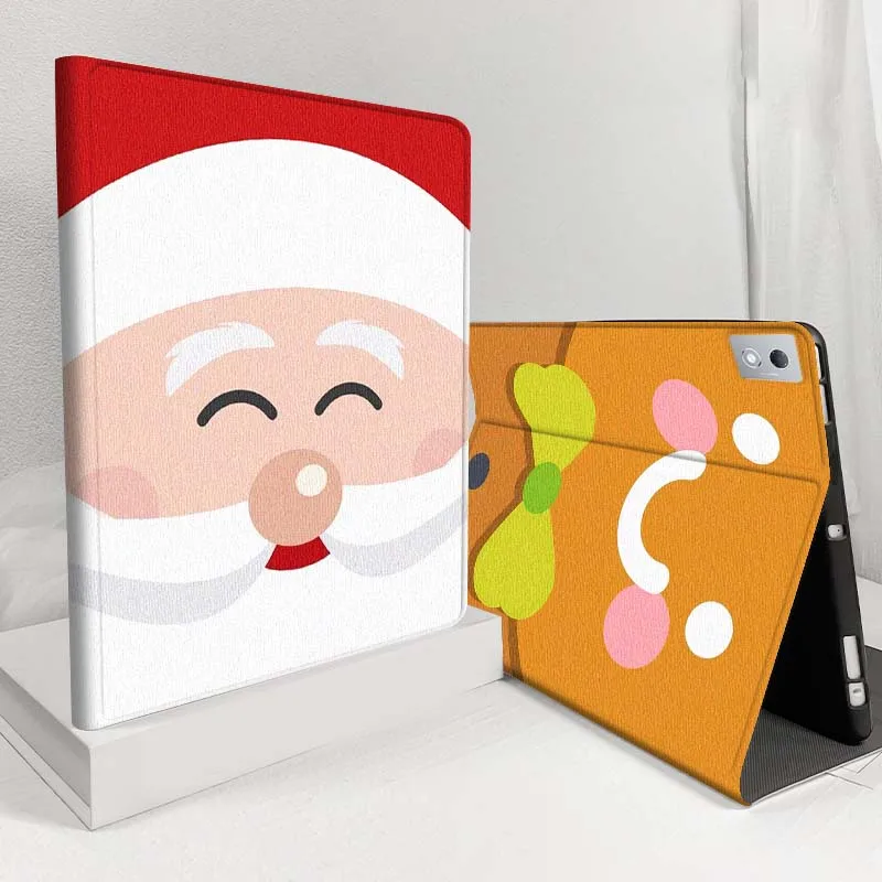 

Pattern Christmas Characters Case For Lenovo Pad Tab Legion Xiaoxin Y900 Y700 K10 M10 P11 3rd Pro GT Plus Gen Cover Tablet