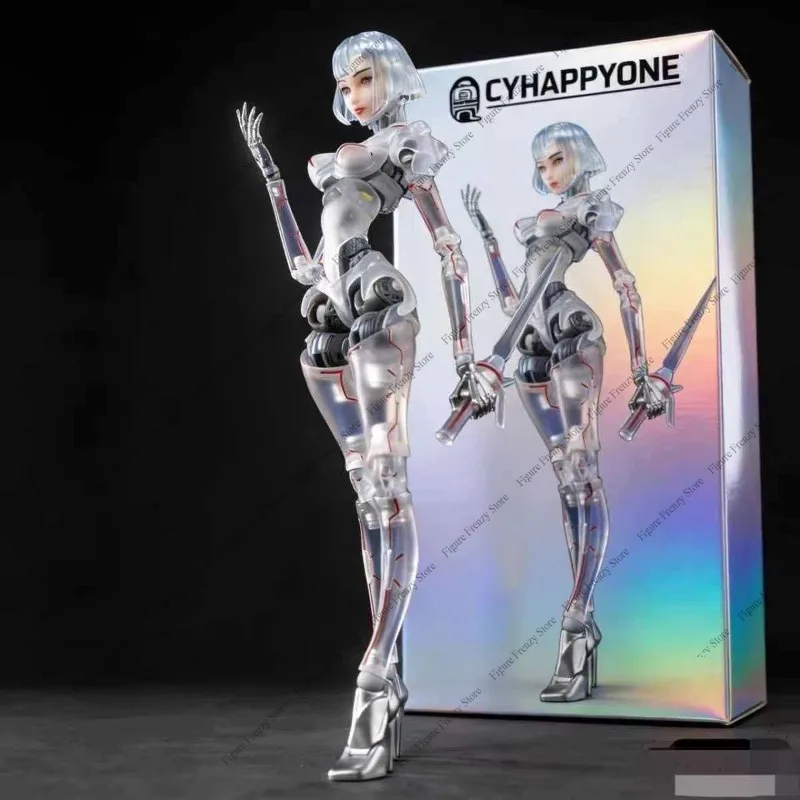 

Spot SaleFigura acción articulada 18 cm Bone Workshop 1/12, Agente Ai Lady, cuerpo mecánico transparente, adorno escritorio