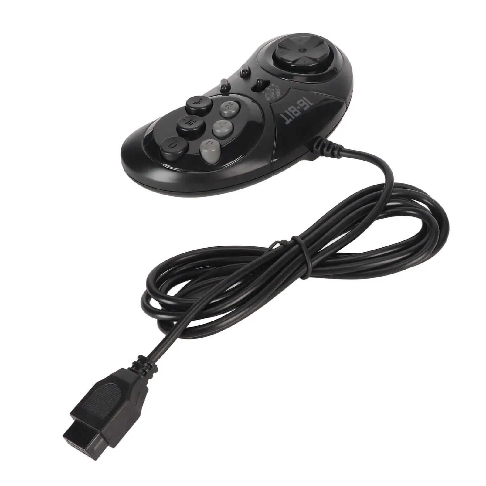 16Bit genggam Mini untuk sega 9 Pin, kontroler Game klasik ergonomis-Gamepad Retro portabel