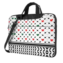 Handbag Laptop Bag Keffiyeh Of Solidarity Shockproof Notebook Pouch For Macbook Air HP Huawei14 15 15.6 Vintage Computer Case