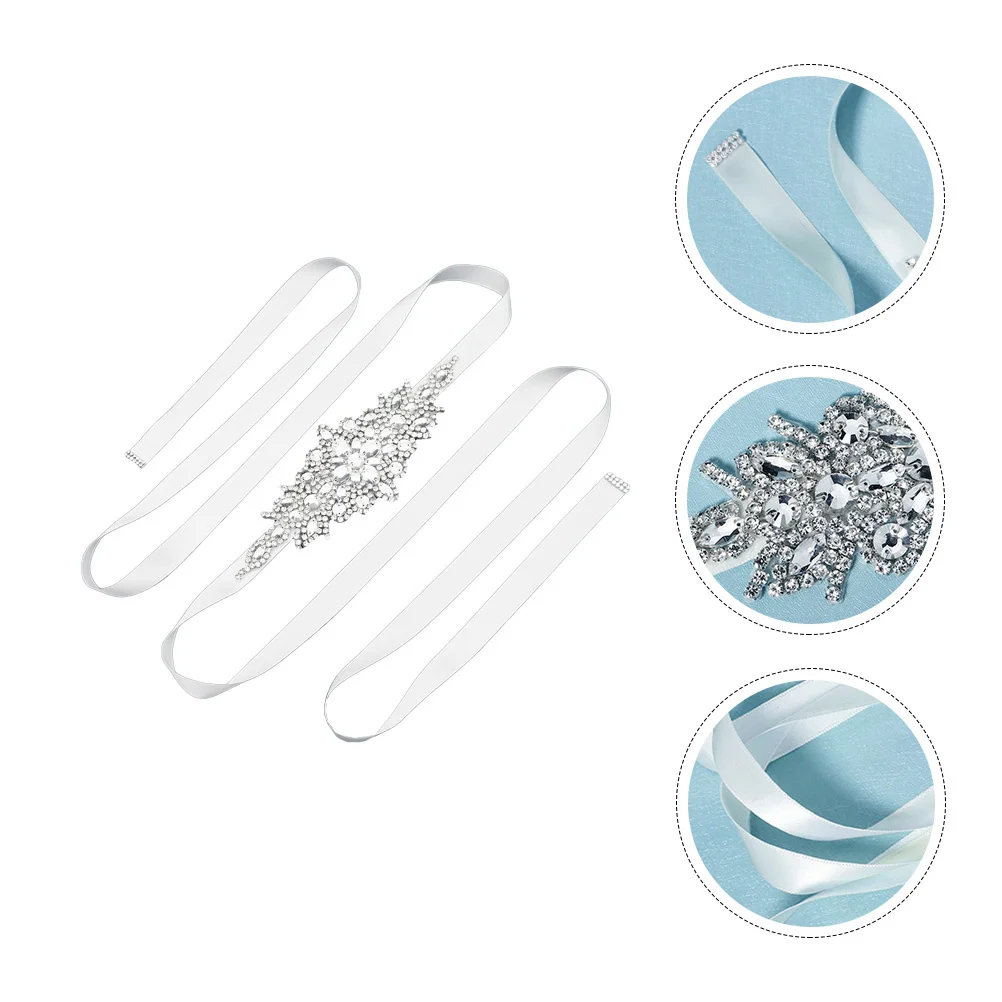 

1Pcs Rhinestone Bridal Waistbelt Wedding Dress Belt Fashion Chic Decorative Bride Belt Accessories for Bridesmaids