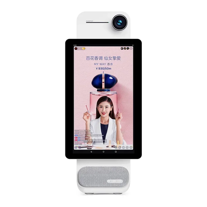 

CADOTHY Valor 15,6-дюймовый 4-камерный комплект для записи видео в прямом эфире для зала встреч и игр на Facebook/Zoom/Youtube