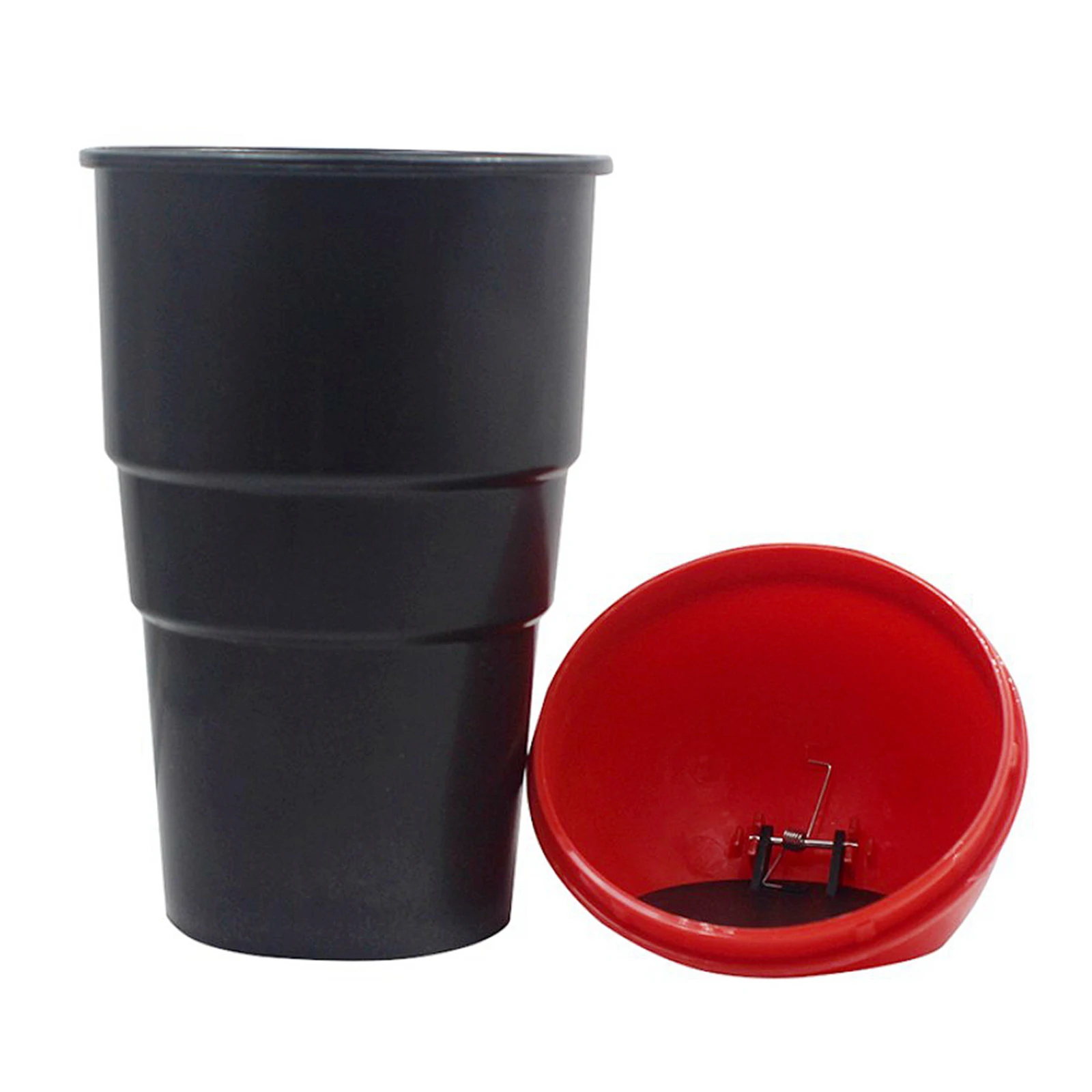 Plastic Car Trash Can with Lid, , Multipurpose Garbage Trash Bin for Car