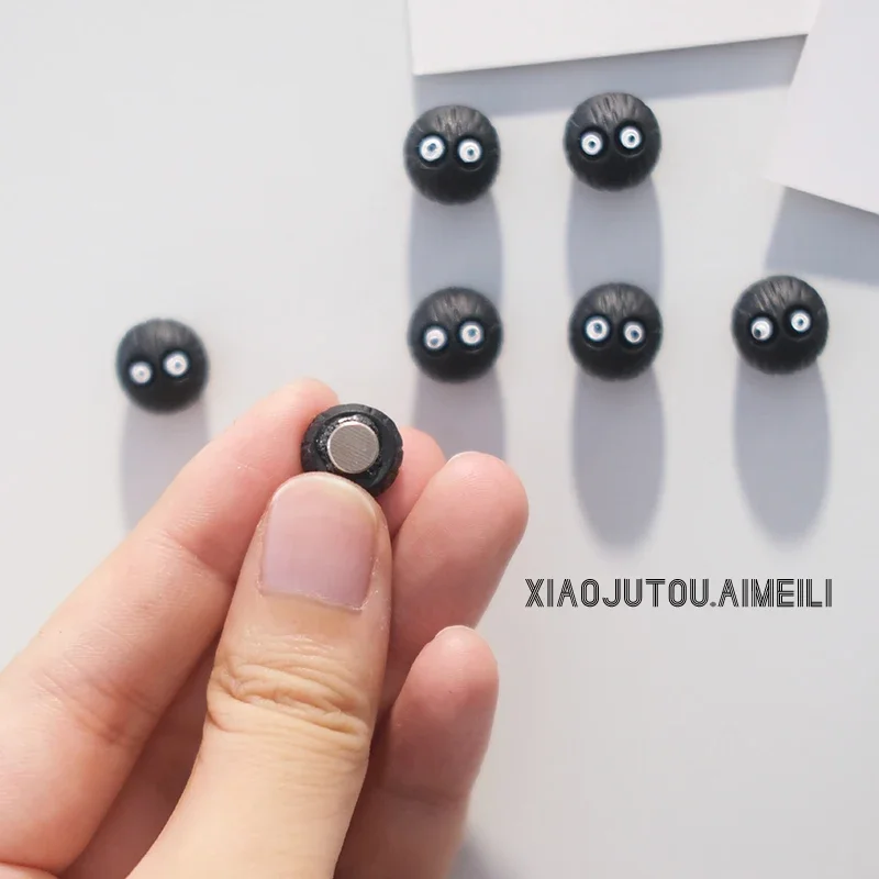 

7pcs/11pcs Mini Coal Ball Fridge Magnets, Creative Magnet Refrigerator Sticker, Instagram Photo Fixed Magnet,Kitchen Home Decor