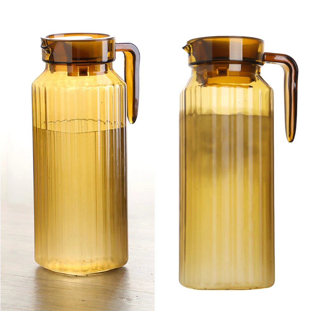 

1100Ml Cold Water Pitcher Food-Grade Plastic Jug Easy Pour Lid Beverage Kettle For Juice Milk Tea Hot Cold Drinks Large Capacity