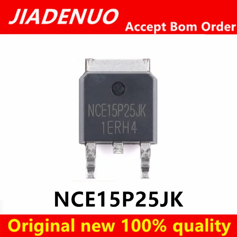 (2-5pcs)100% New NCE15P25JK NCE15P25 TO-252-2 P-channel 150V25A MOSFET Transistor Chip