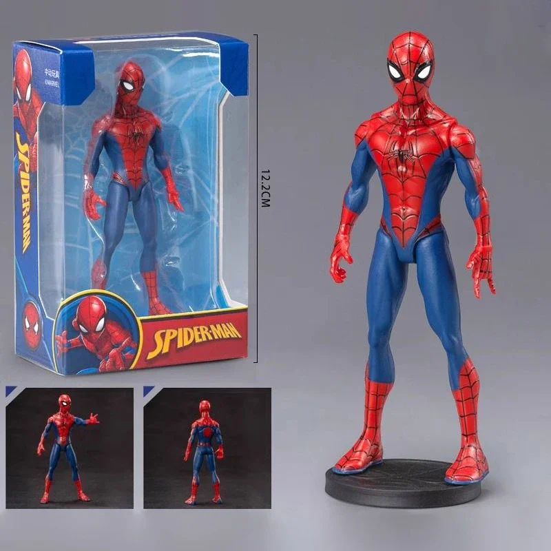 ZDTDS 10CM Avengers Figur Rival Rhino Thanos Ghost Man Scarlet Venom Octopus Iron Spider Captain Hulk Legends Spielzeugpuppe Figur – Detail 9