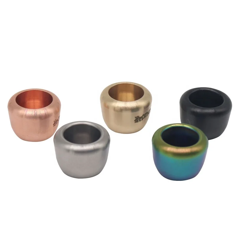 Factory Custom Aluminum CNC Turning Parts Anodized Gradient Colour Aluminum knuckle YOYO Body