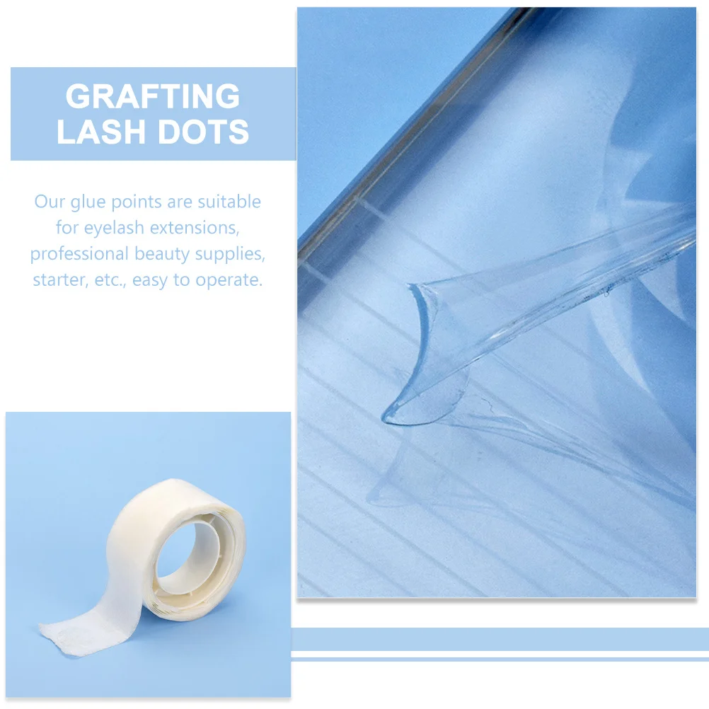 1 Roll Eyelash Glue Points For Eyelash Extensions Fast Drying Strong Hold Flowering Cup Lash Tape Grafting Supplies Tool