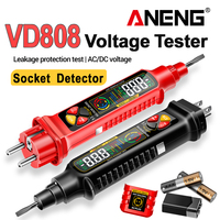 Socket Circuit Analyzer ANENG VD808 Socket Tester Digital Circuit Breaker Finder AC/DC Voltage Leakage Polarity Leakage Test