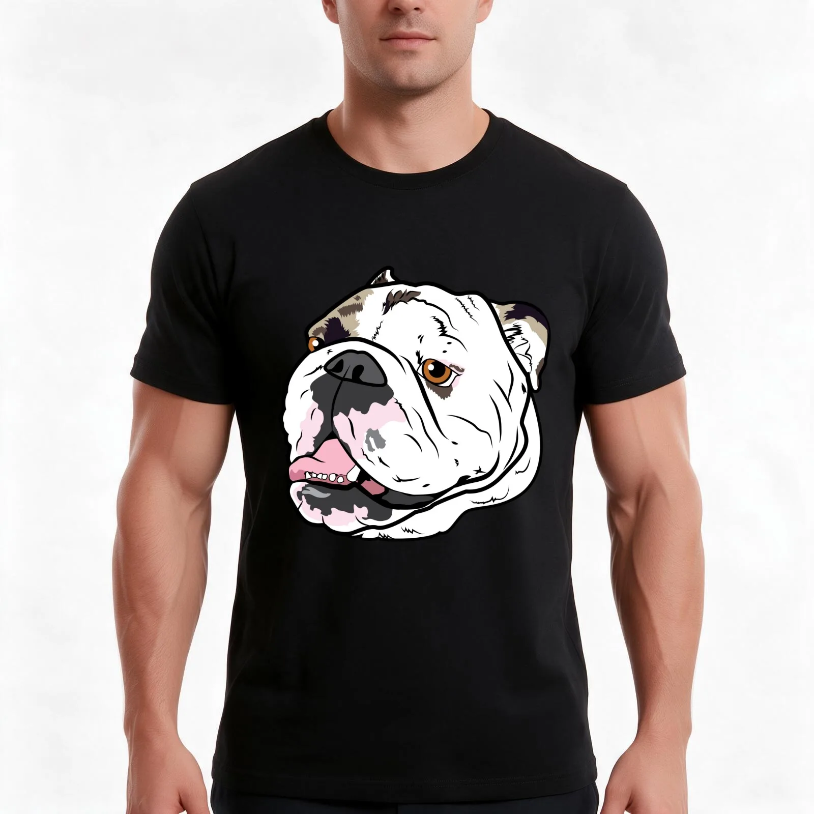 Jagger T-Shirt Summer Casual Cotton Tee Oversized Streetwear Tops Vintage Graphic Print Loose Fit Short Sleeve 100% Cotton