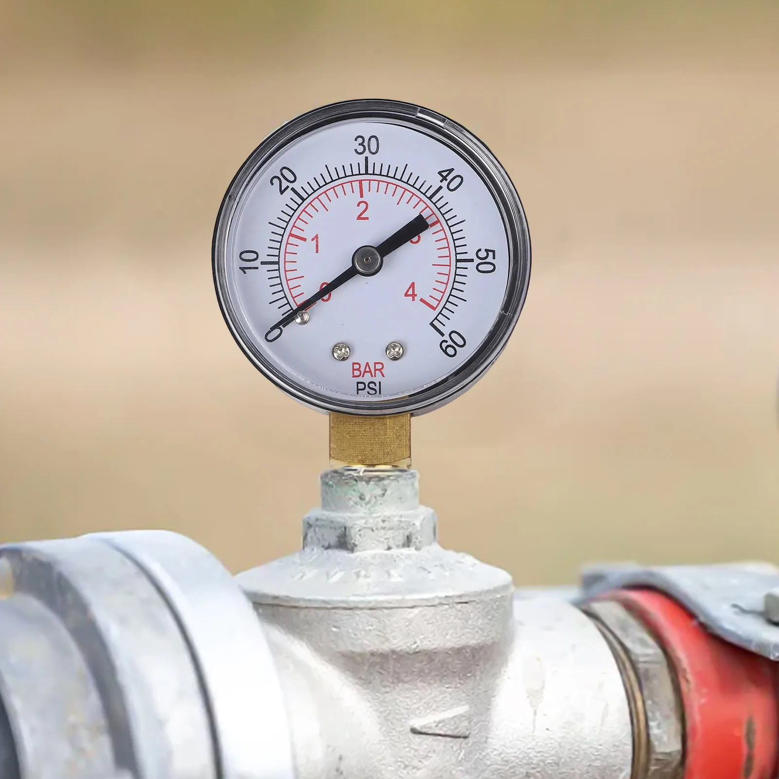 ECX270861 Bottom Mount Pressure Gauge Universal Application Compatible with For For For For Hayward Sand Pool Filter