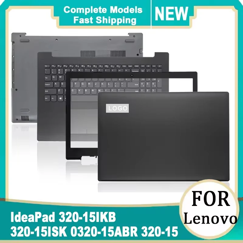 

Новинка для Lenovo IdeaPad 320-15IKB 320-15ISK 320-15ABR 320-15, задняя крышка ЖК-дисплея, передняя панель, петли, упор для рук, нижняя нижняя часть корпуса 15,6 дюйма