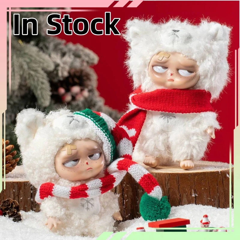 

В наличии, оригинальная рождественская серия Grumpipi, снежный свет, сказка, слепая коробка, модная модель, игрушка, фигурка, сумка, кулон, загадочный орнамент, подарки